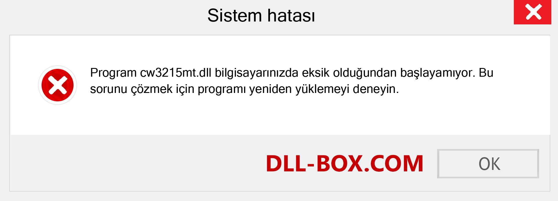 cw3215mt.dll dosyası eksik mi? Windows 7, 8, 10 için İndirin - Windows'ta cw3215mt dll Eksik Hatasını Düzeltin, fotoğraflar, resimler